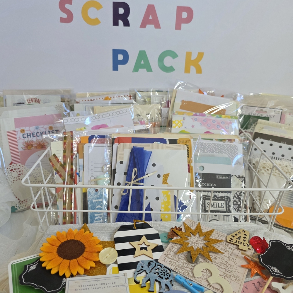 Mystery Junk Journal Scrap Pack